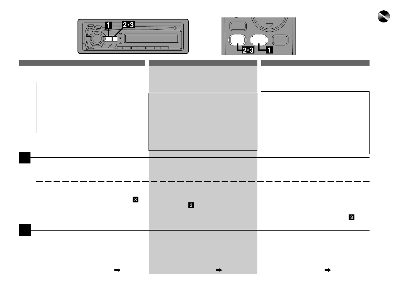 Multi-changer selection, Selección de cambiador múltiple, Sélection du multi- changeur | Alpine CDA-7844 User Manual | Page 64 / 84