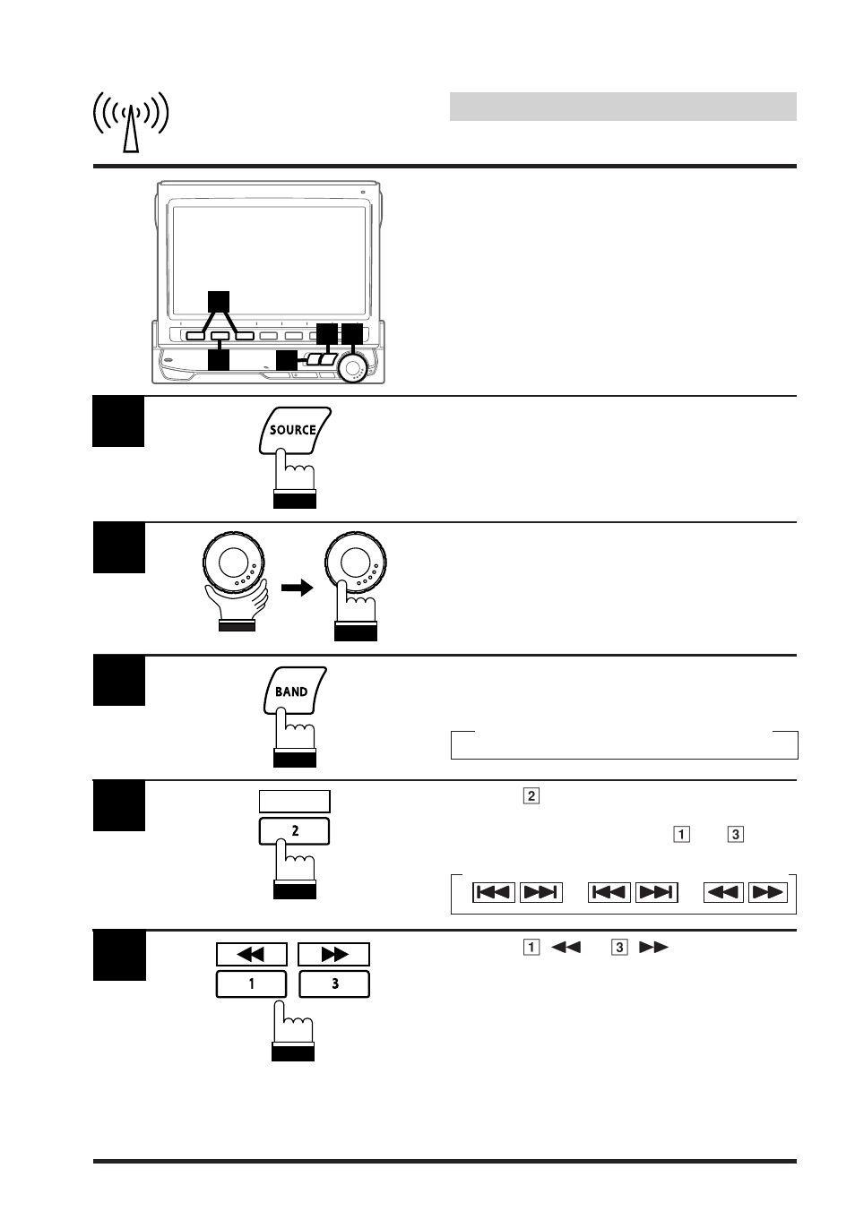 Radio operation, Manual tuning | Alpine 68P21523Y62-B User Manual | Page 32 / 239