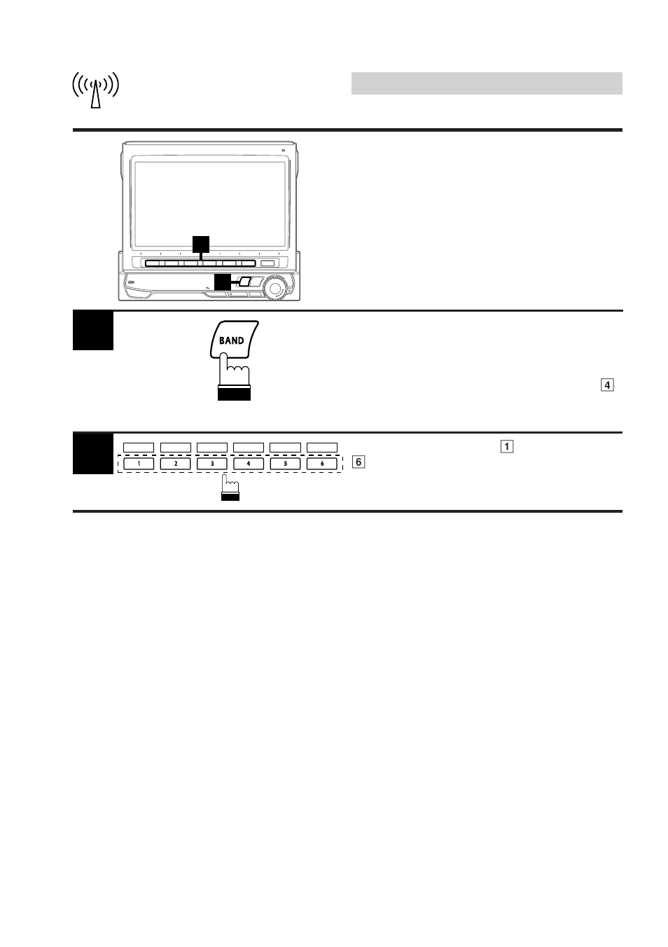 Radio operation, Tuning to preset stations | Alpine 68P21523Y62-B User Manual | Page 42 / 239