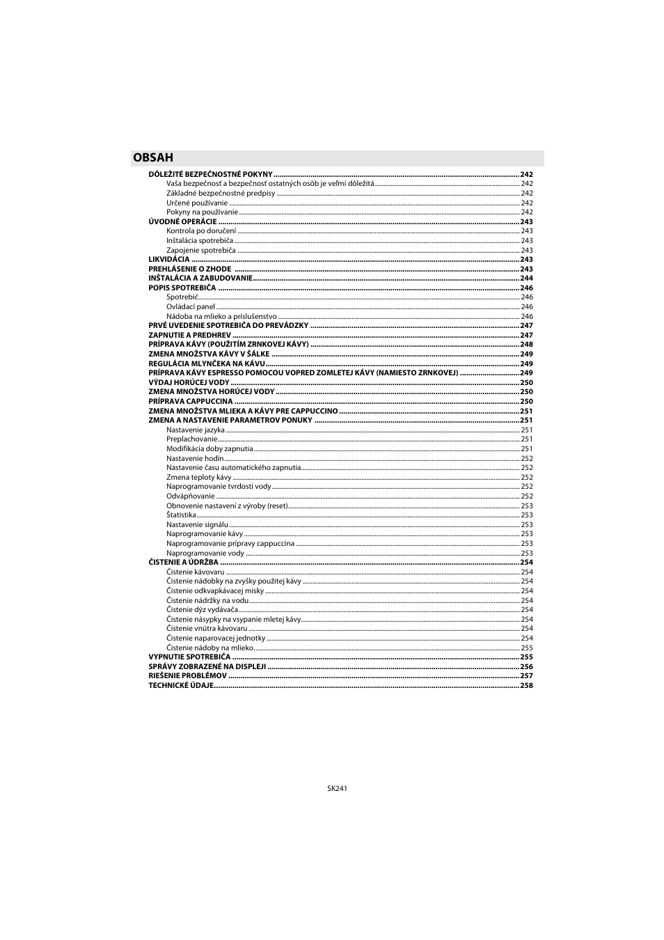 Whirlpool ACE 102 IXL User Manual | Page 243 / 298
