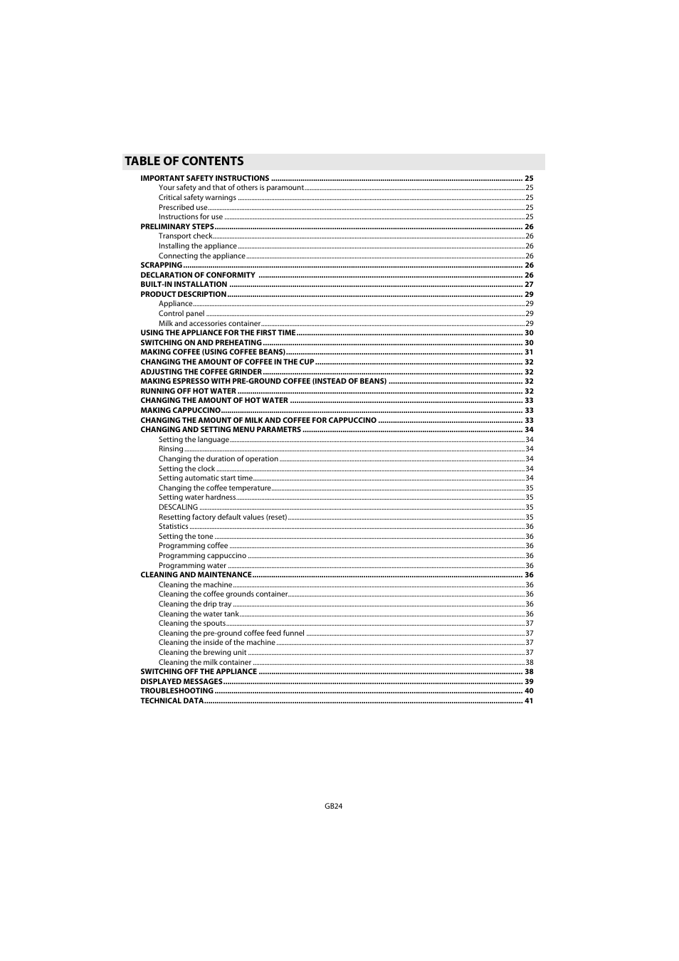 Whirlpool ACE 102 IXL User Manual | Page 26 / 298
