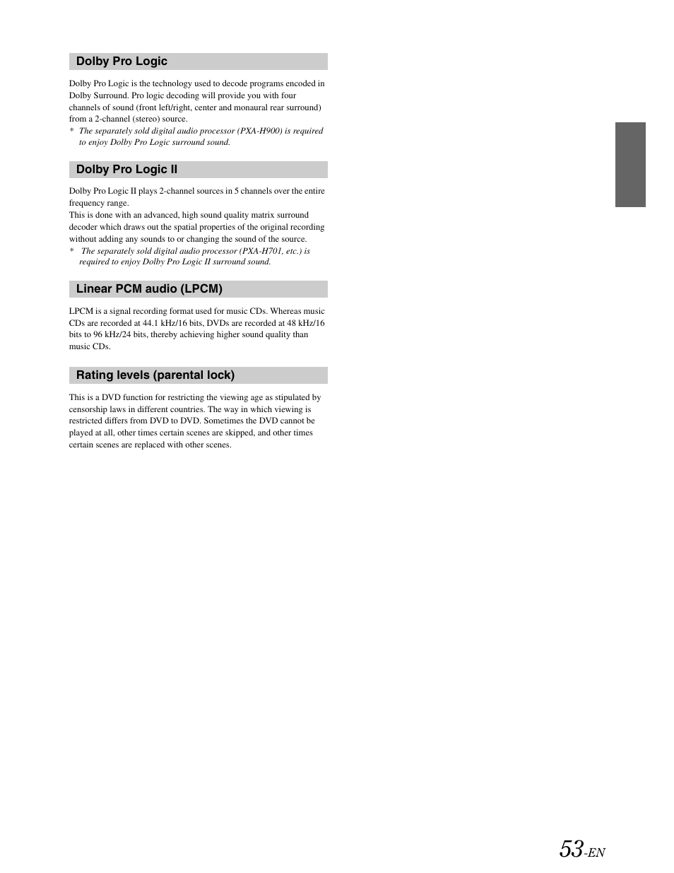 Alpine DVA-9861 User Manual | Page 55 / 73