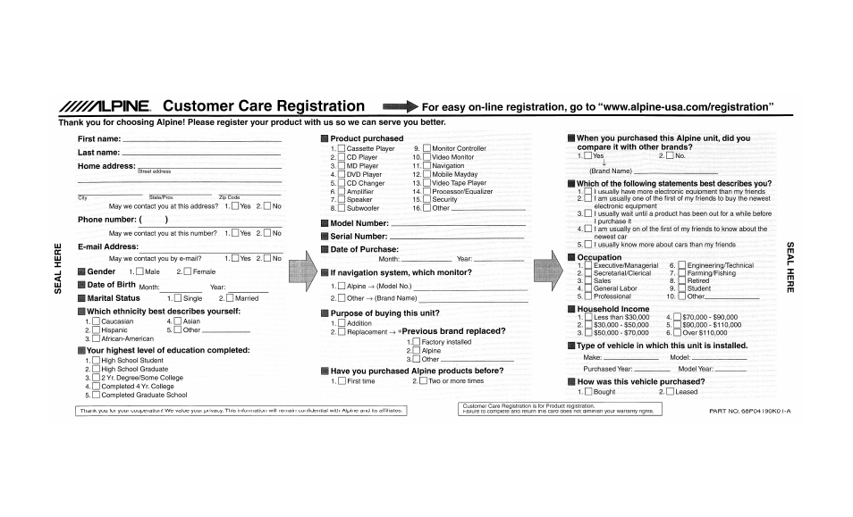 Alpine DVA-9861 User Manual | Page 73 / 73