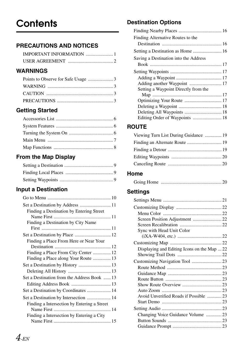 Alpine NVE-M300 User Manual | Page 6 / 30