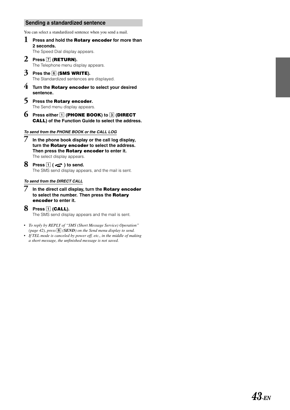 Alpine MOBILE MULTIMEDIA STATION IVA-D900 User Manual | Page 45 / 79