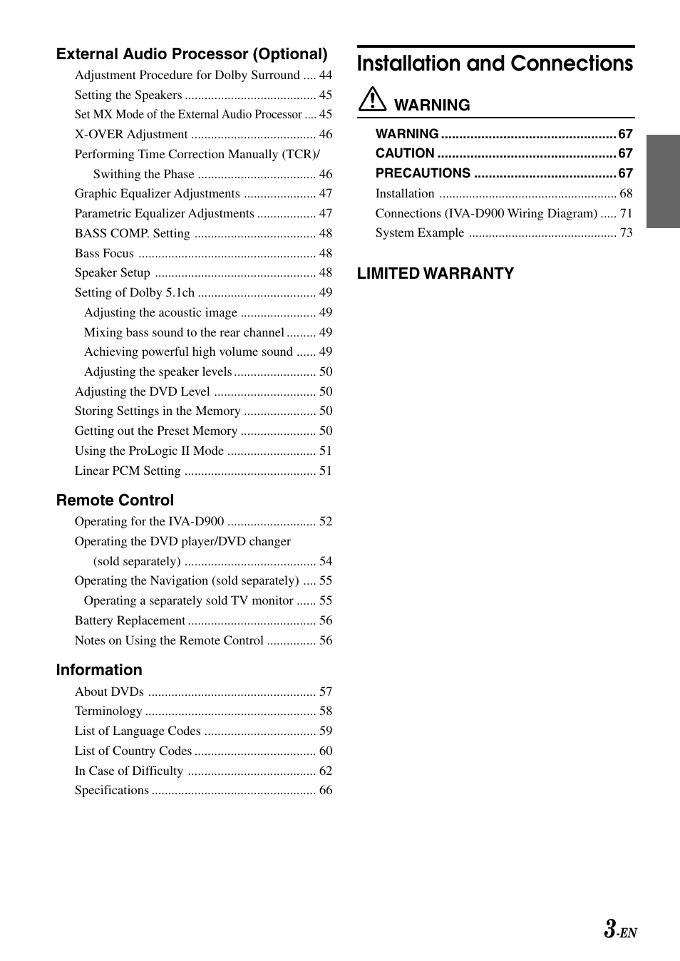 Installation and connections | Alpine MOBILE MULTIMEDIA STATION IVA-D900 User Manual | Page 5 / 79