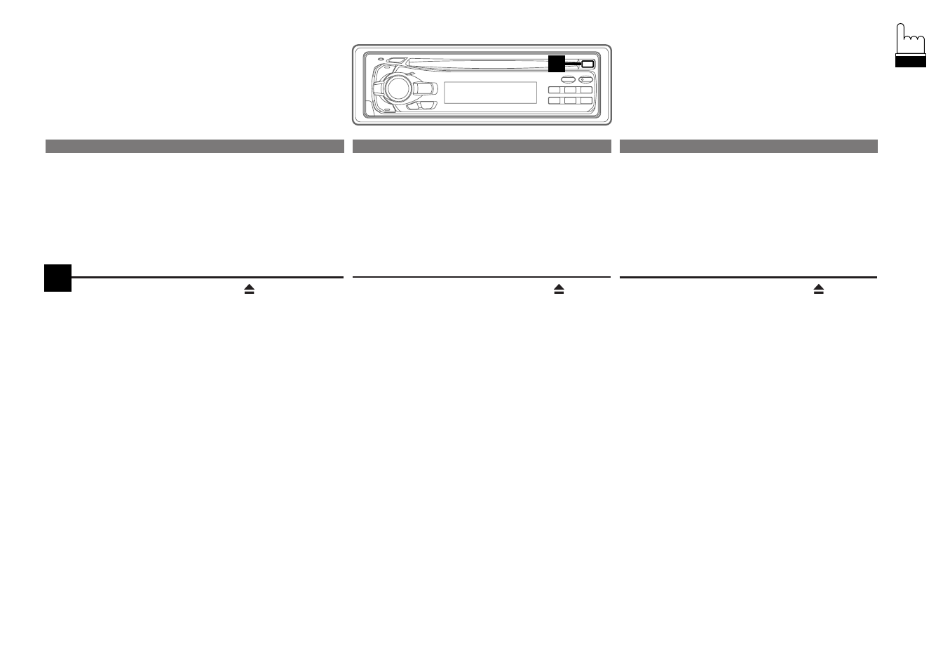 Non fading pre-out (n.f.p.) on and off | Alpine FM/AM COMPACT DISC RECEIVER CDA-7839 User Manual | Page 17 / 72