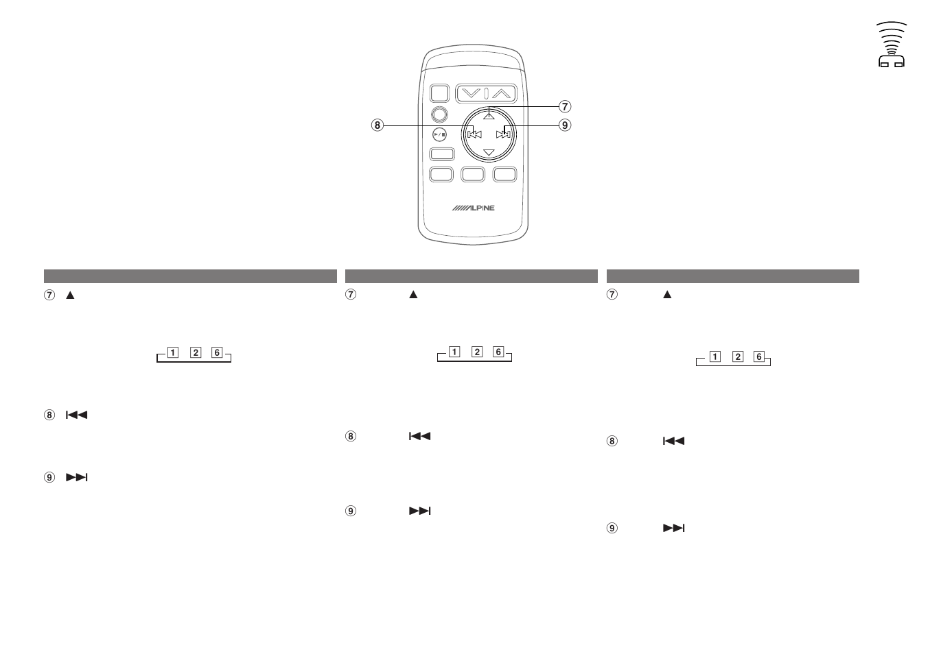 Alpine FM/AM COMPACT DISC RECEIVER CDA-7839 User Manual | Page 53 / 72