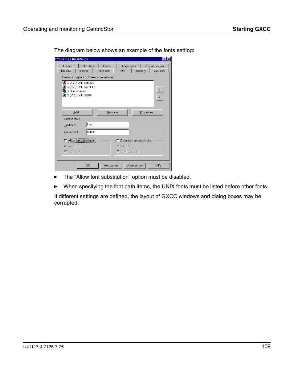 FUJITSU CentricStor V3.1D User Manual | Page 109 / 640