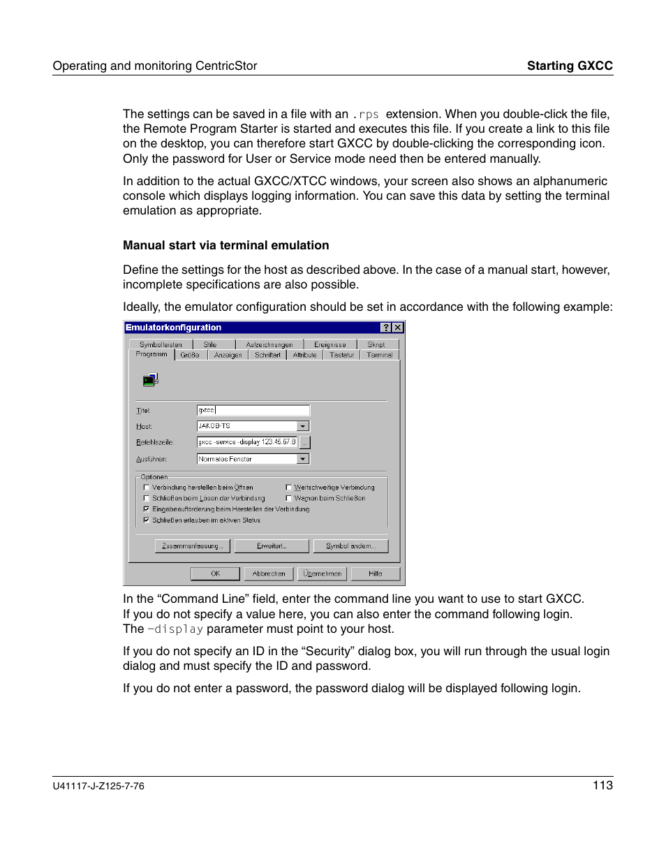 FUJITSU CentricStor V3.1D User Manual | Page 113 / 640