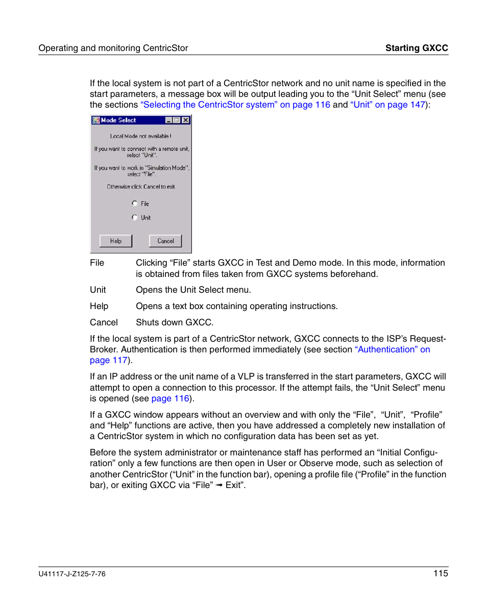 FUJITSU CentricStor V3.1D User Manual | Page 115 / 640