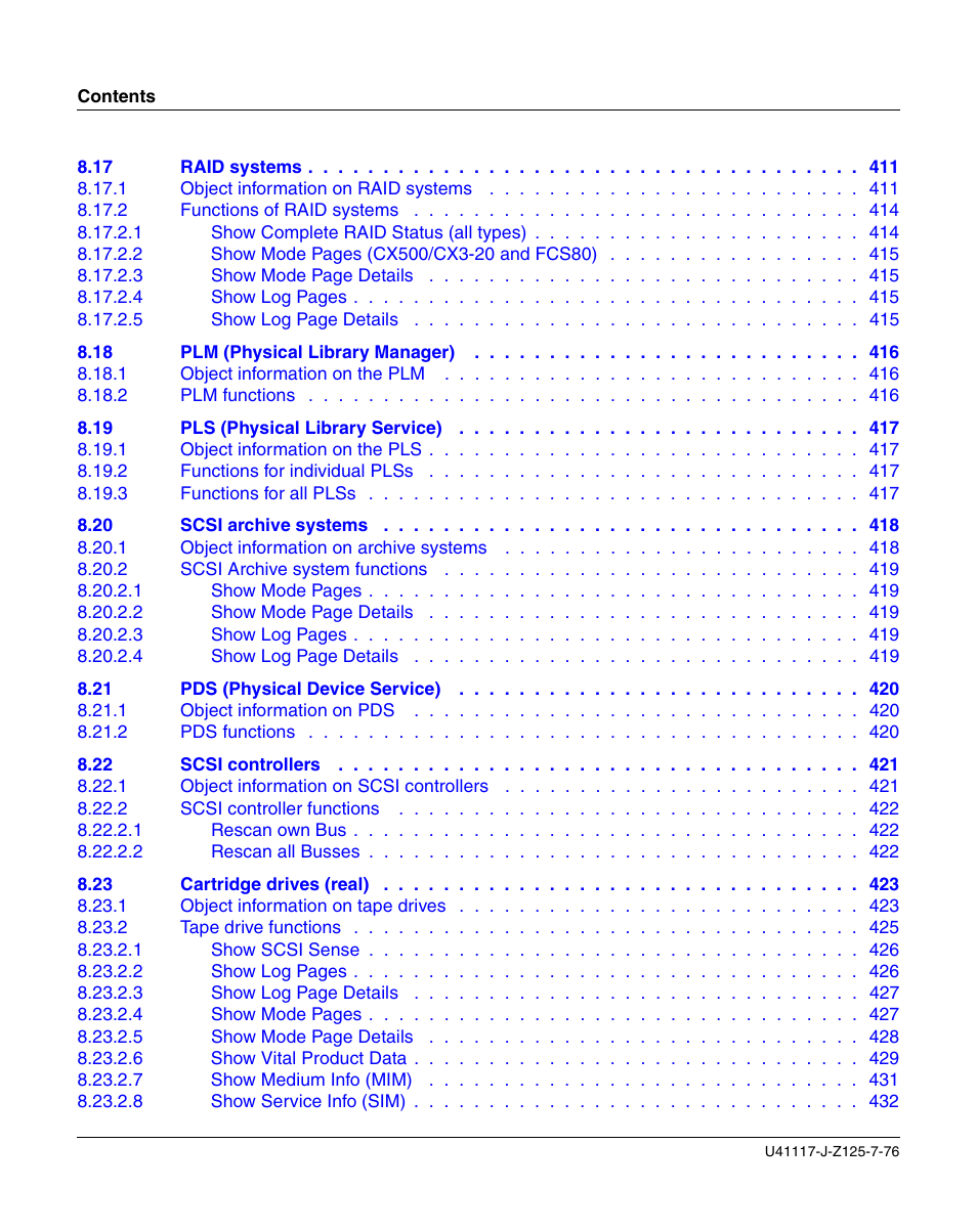 FUJITSU CentricStor V3.1D User Manual | Page 14 / 640
