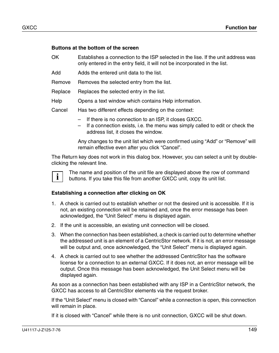 FUJITSU CentricStor V3.1D User Manual | Page 149 / 640