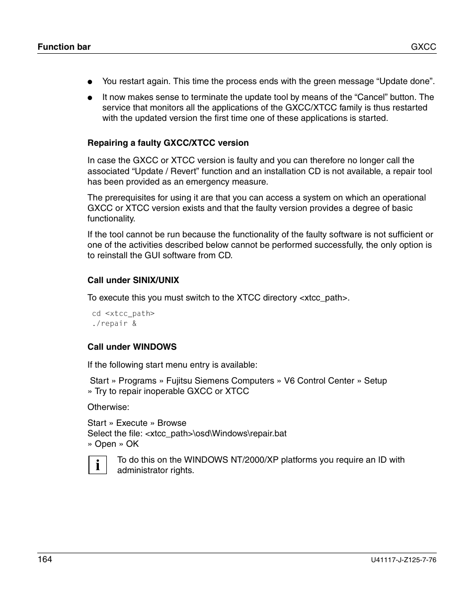 FUJITSU CentricStor V3.1D User Manual | Page 164 / 640