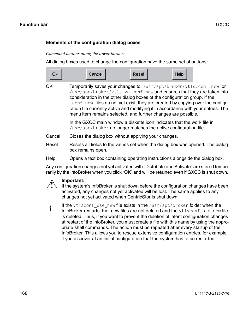 FUJITSU CentricStor V3.1D User Manual | Page 168 / 640