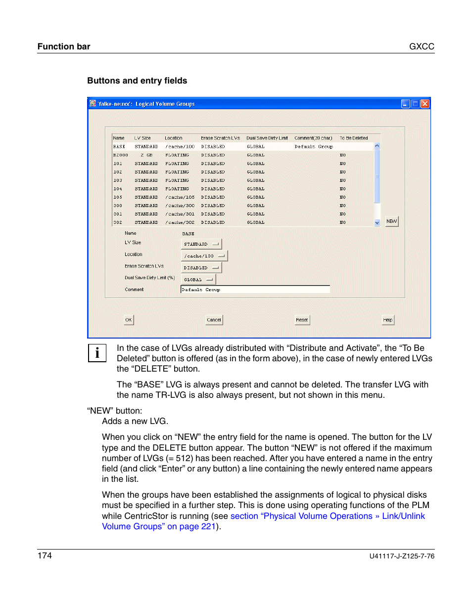 FUJITSU CentricStor V3.1D User Manual | Page 174 / 640