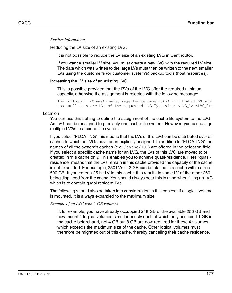 FUJITSU CentricStor V3.1D User Manual | Page 177 / 640