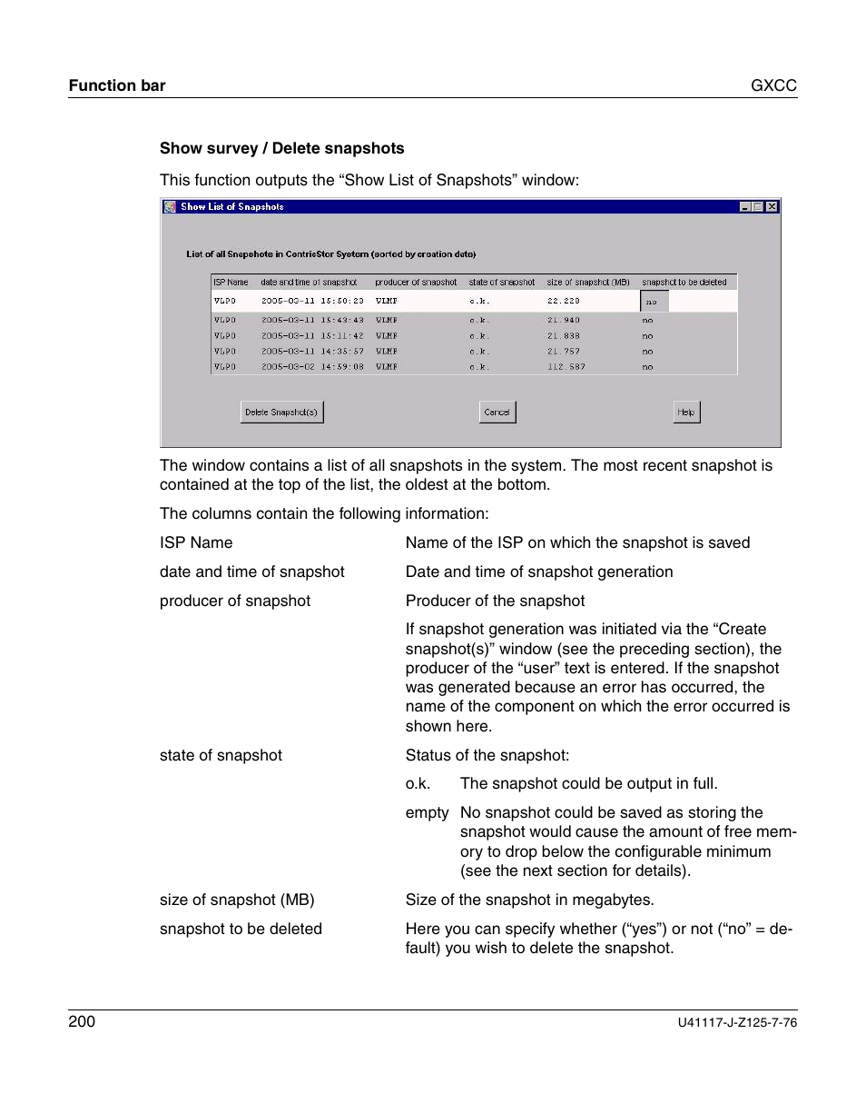 FUJITSU CentricStor V3.1D User Manual | Page 200 / 640