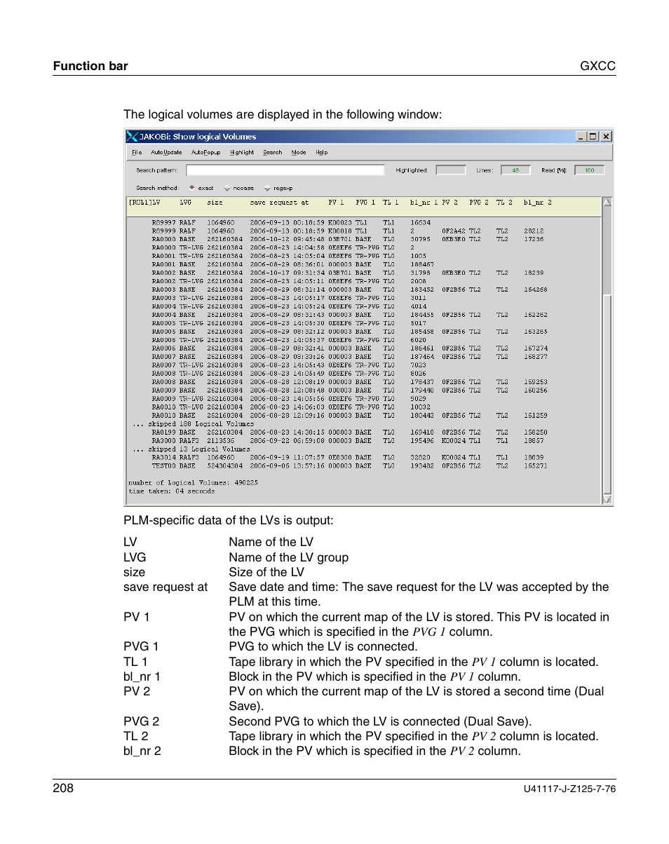 FUJITSU CentricStor V3.1D User Manual | Page 208 / 640