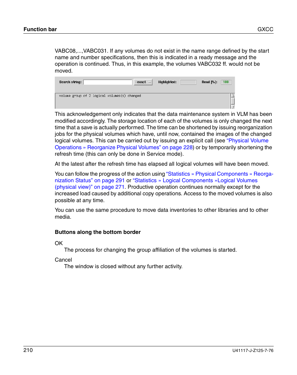 FUJITSU CentricStor V3.1D User Manual | Page 210 / 640