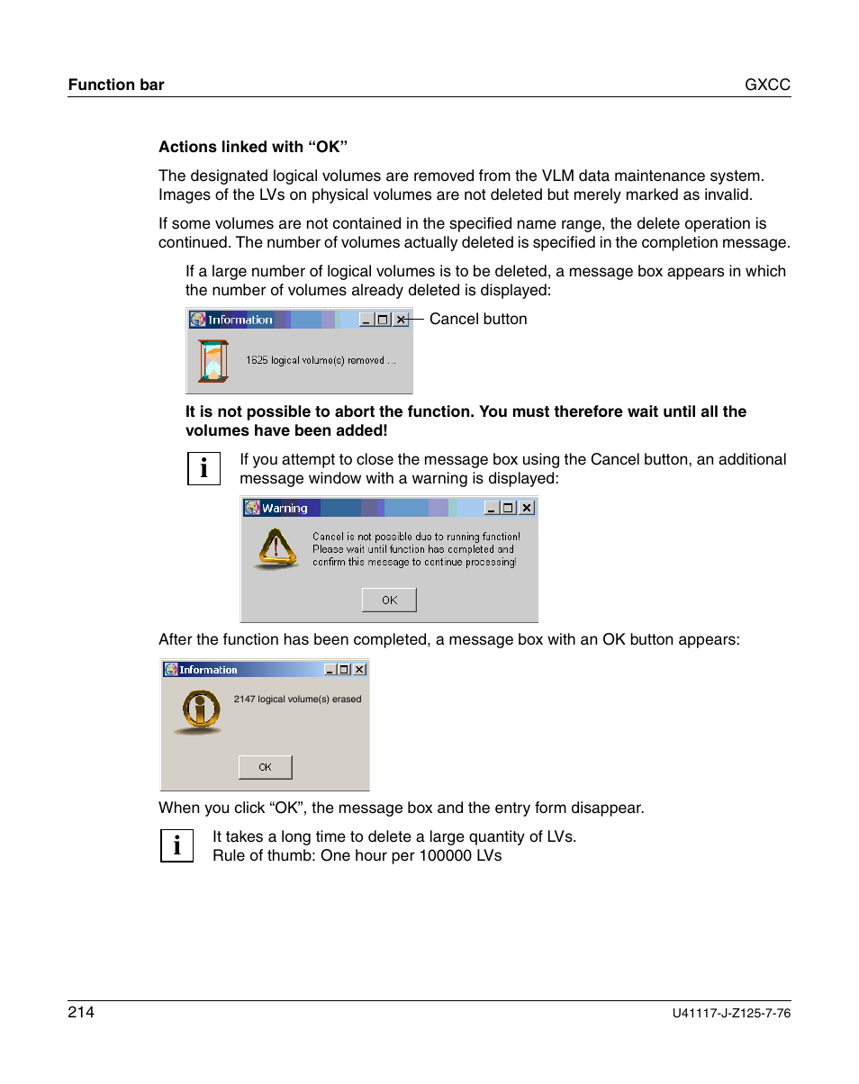 FUJITSU CentricStor V3.1D User Manual | Page 214 / 640