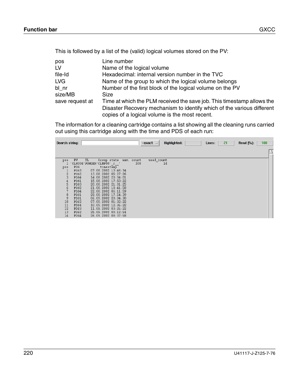 FUJITSU CentricStor V3.1D User Manual | Page 220 / 640