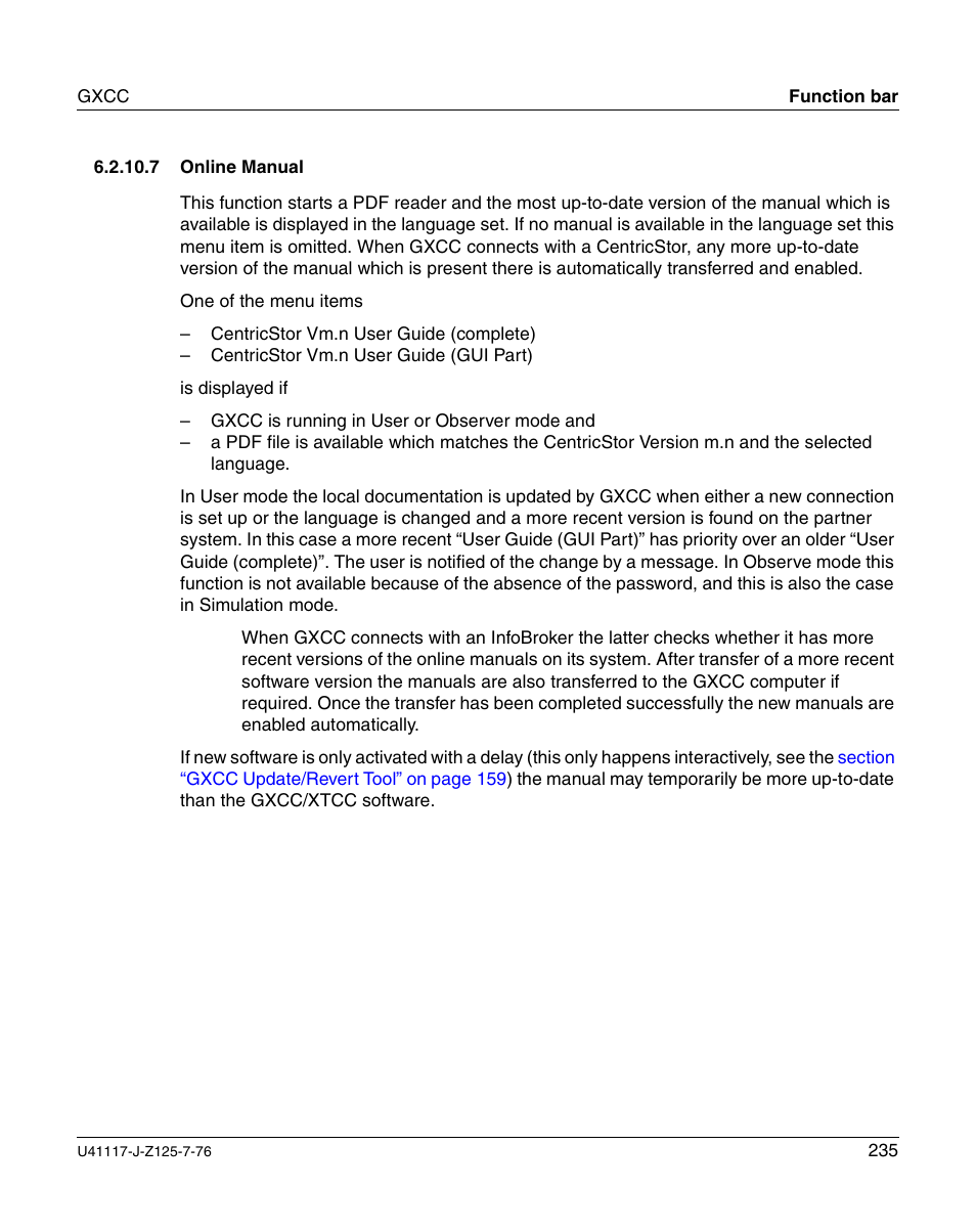 Online manual | FUJITSU CentricStor V3.1D User Manual | Page 235 / 640