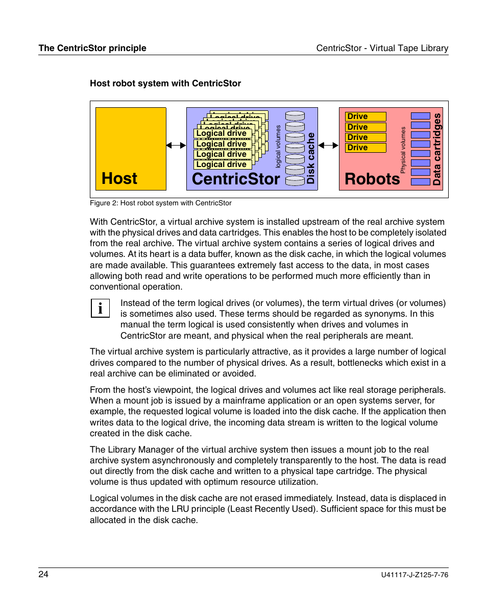 Robots host, Centricstor | FUJITSU CentricStor V3.1D User Manual | Page 24 / 640