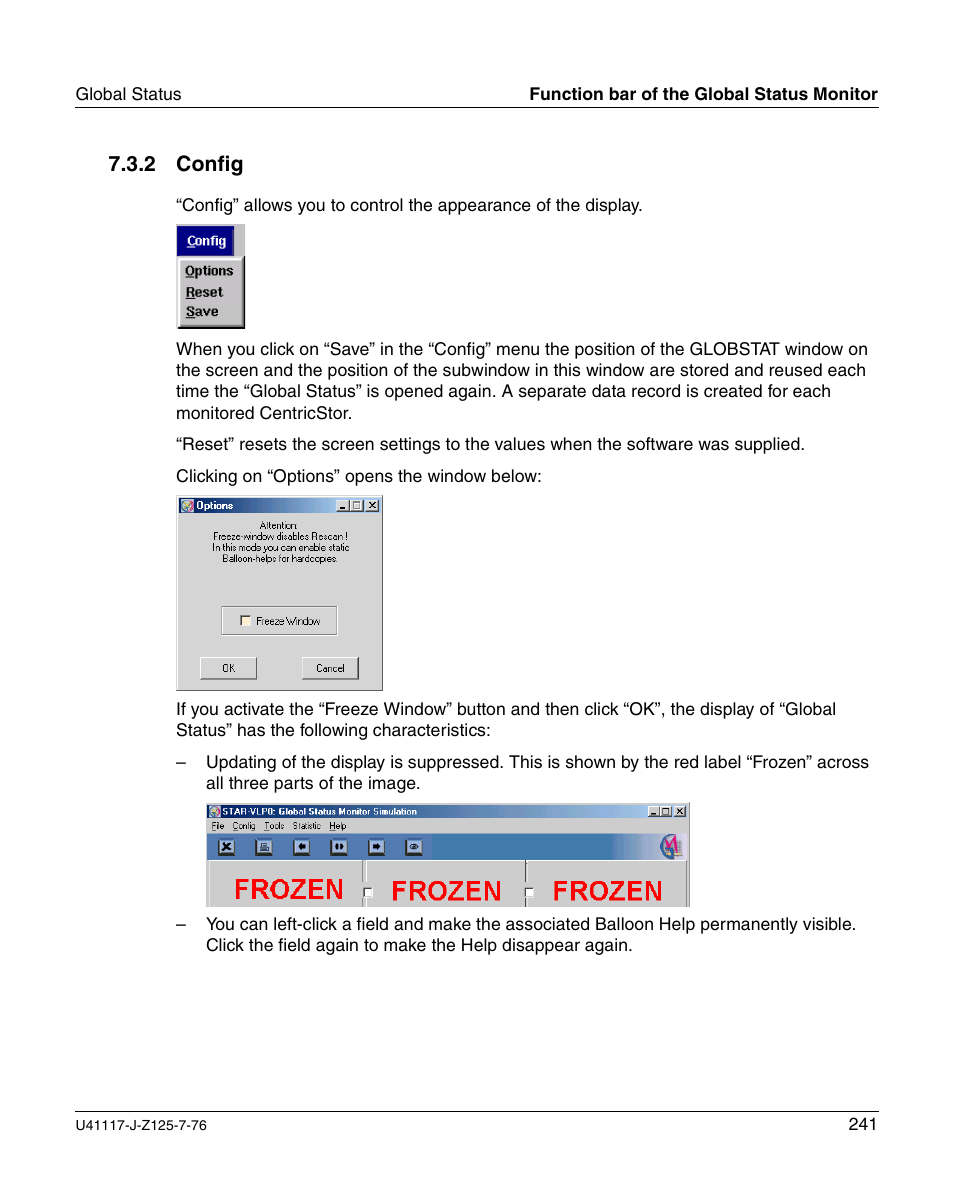 Config, 2 config | FUJITSU CentricStor V3.1D User Manual | Page 241 / 640