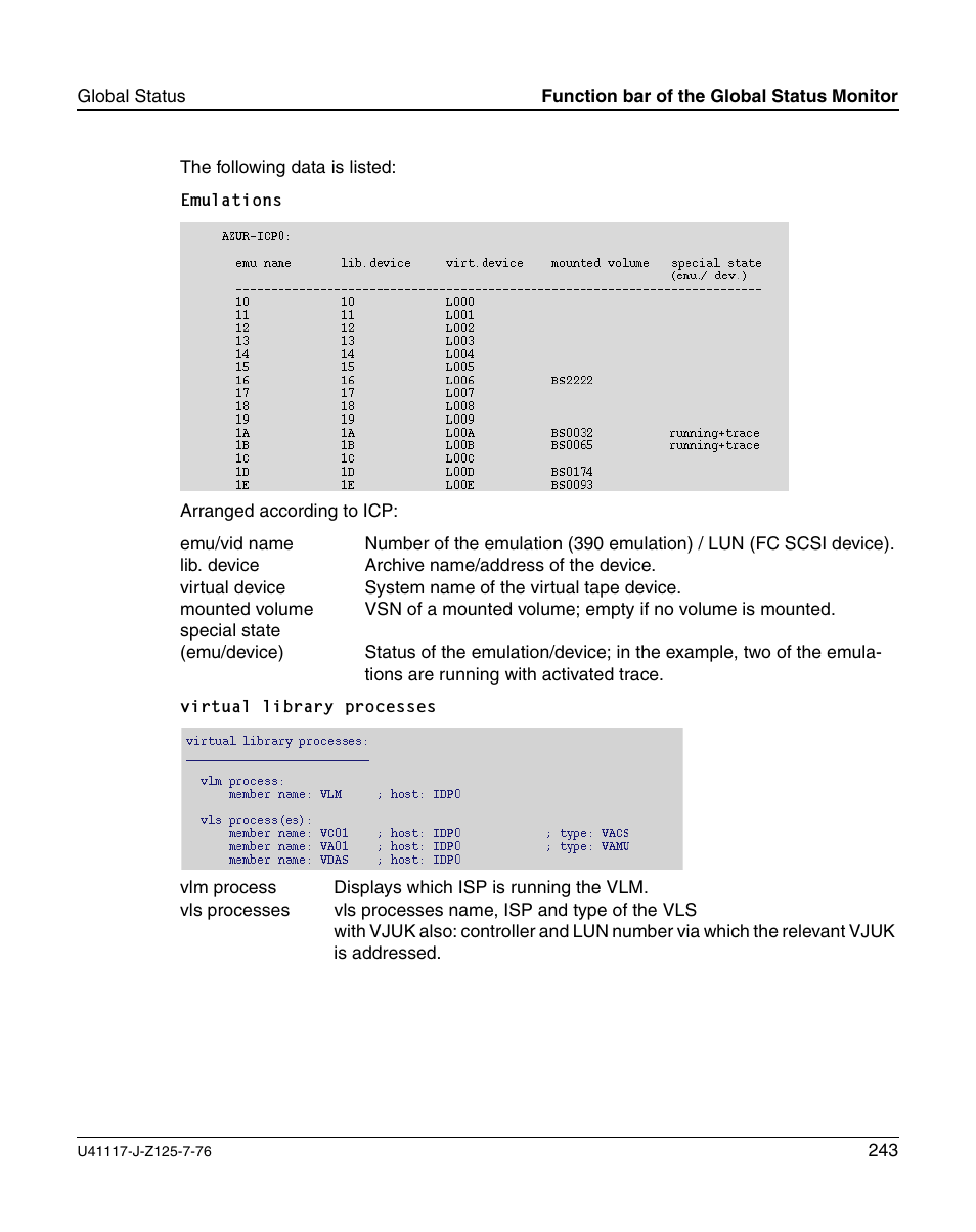 FUJITSU CentricStor V3.1D User Manual | Page 243 / 640