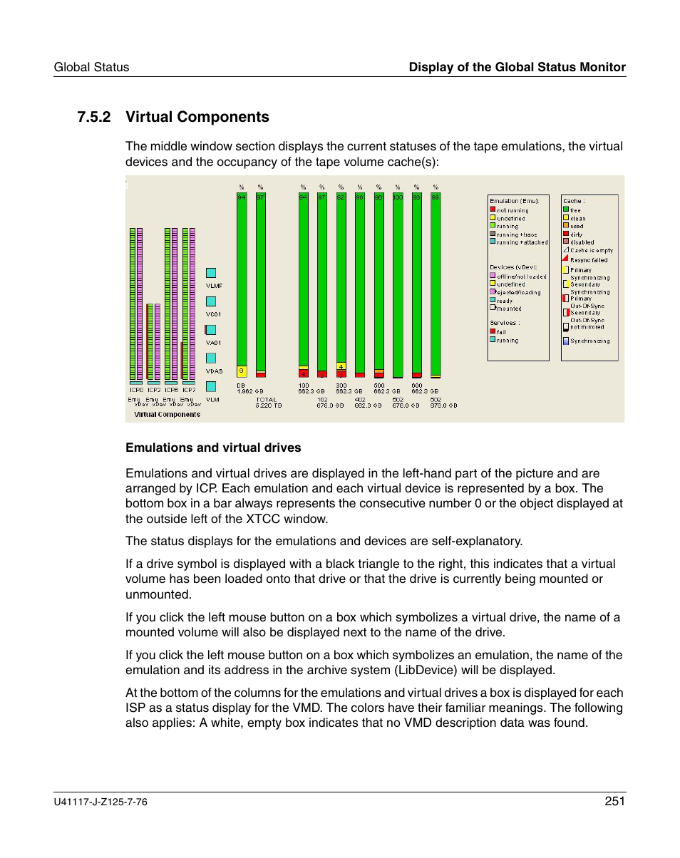 Virtual components, 2 virtual components | FUJITSU CentricStor V3.1D User Manual | Page 251 / 640