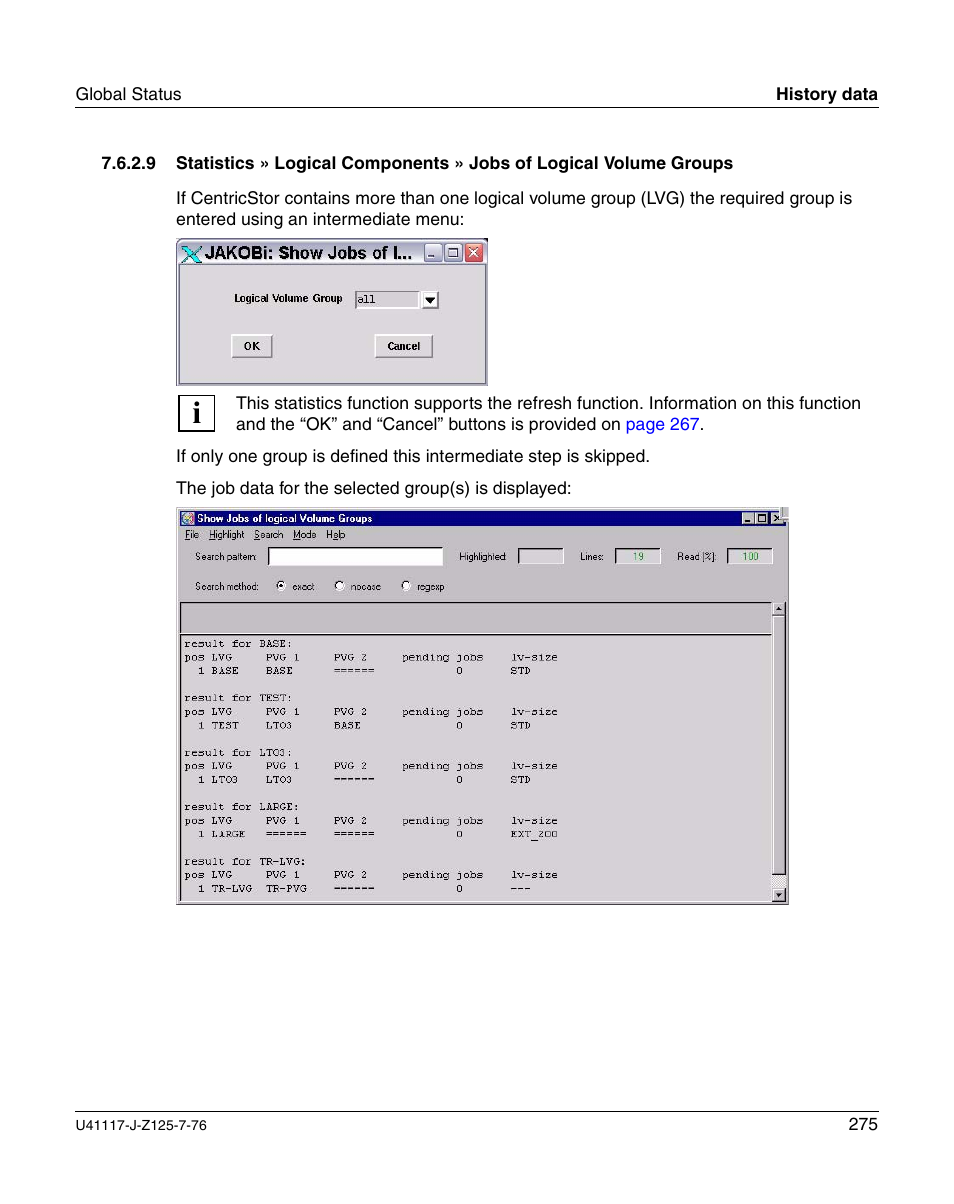 FUJITSU CentricStor V3.1D User Manual | Page 275 / 640