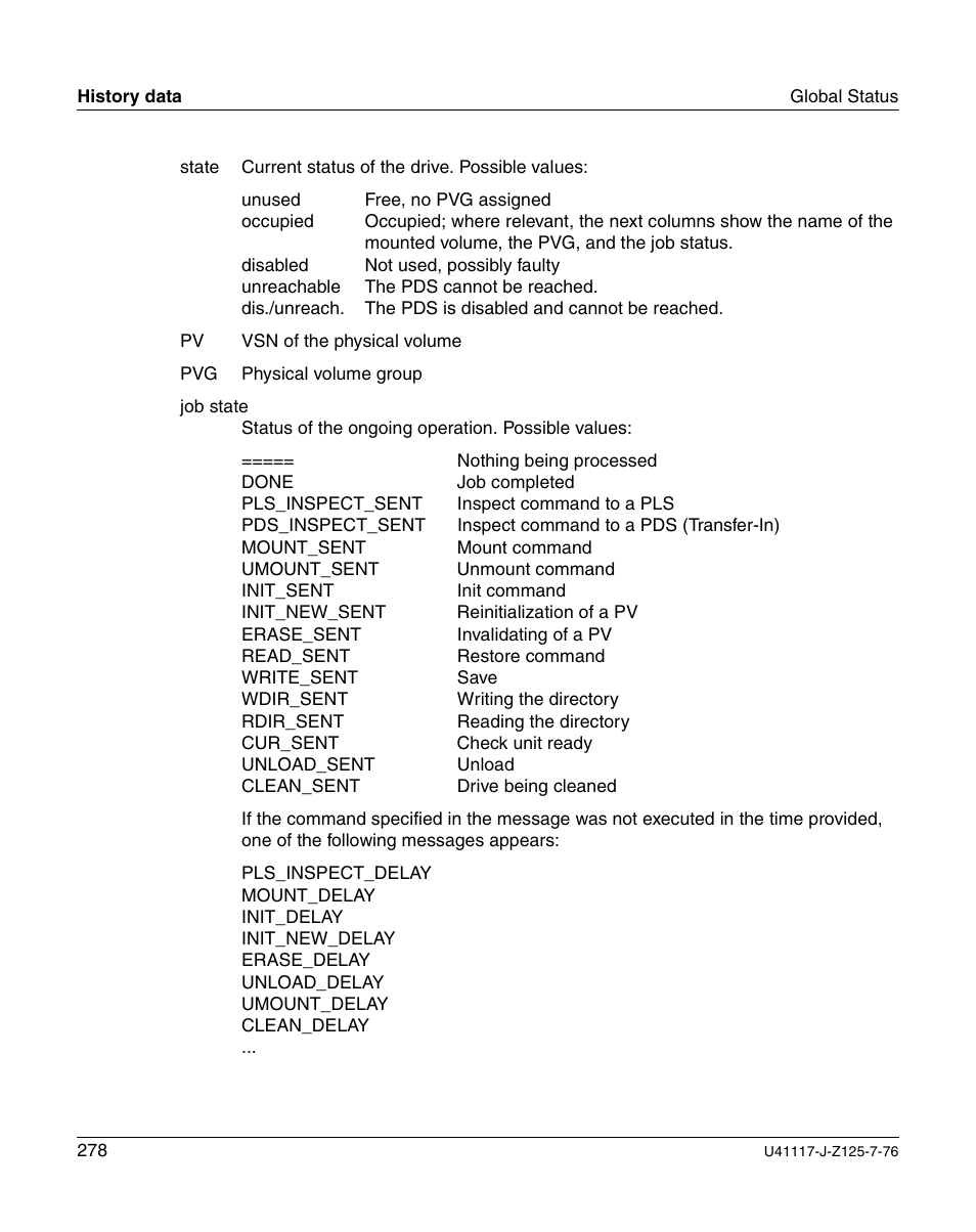 FUJITSU CentricStor V3.1D User Manual | Page 278 / 640