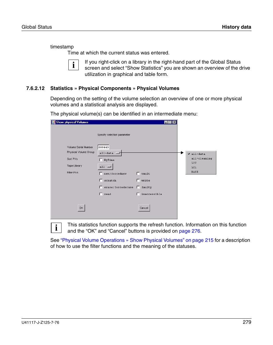 FUJITSU CentricStor V3.1D User Manual | Page 279 / 640