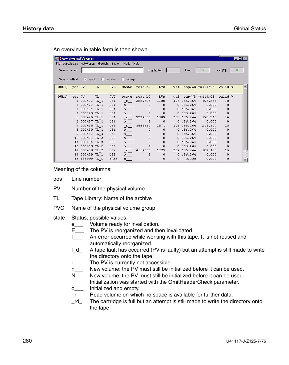 FUJITSU CentricStor V3.1D User Manual | Page 280 / 640