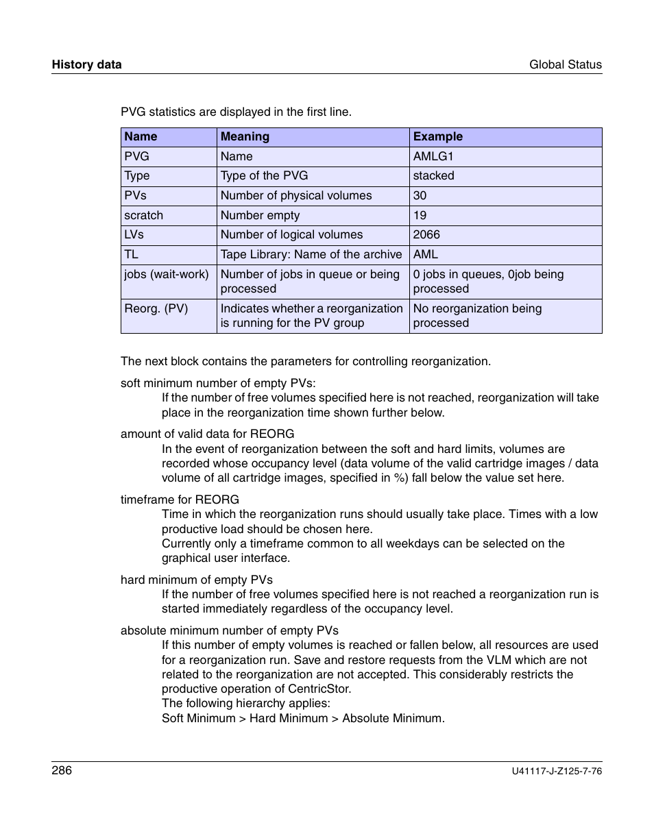 FUJITSU CentricStor V3.1D User Manual | Page 286 / 640