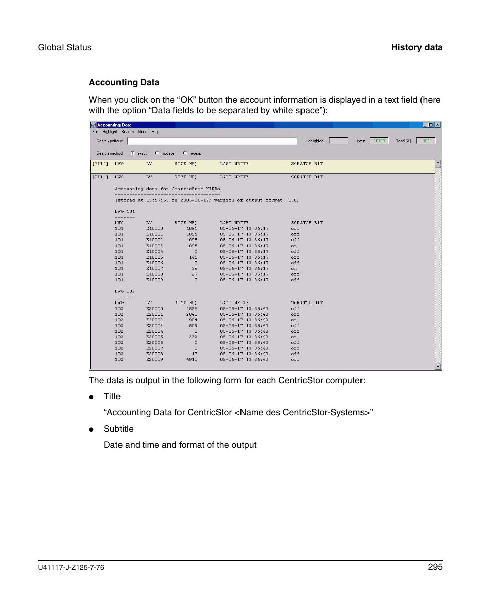 FUJITSU CentricStor V3.1D User Manual | Page 295 / 640