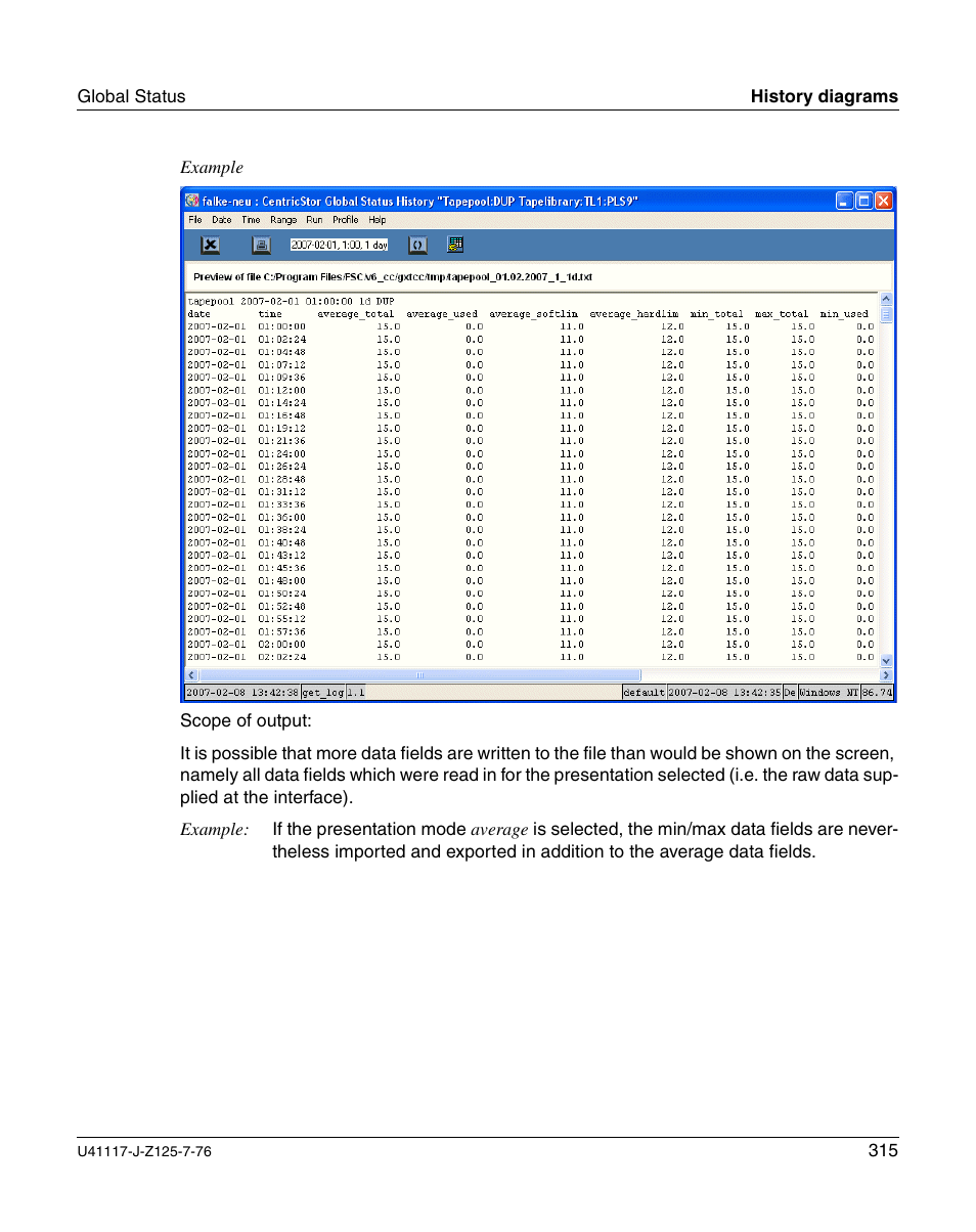 FUJITSU CentricStor V3.1D User Manual | Page 315 / 640