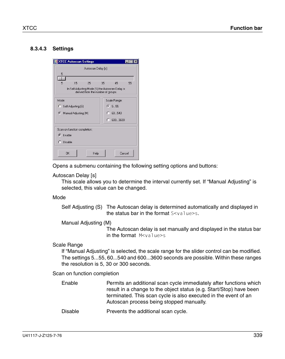 Settings | FUJITSU CentricStor V3.1D User Manual | Page 339 / 640
