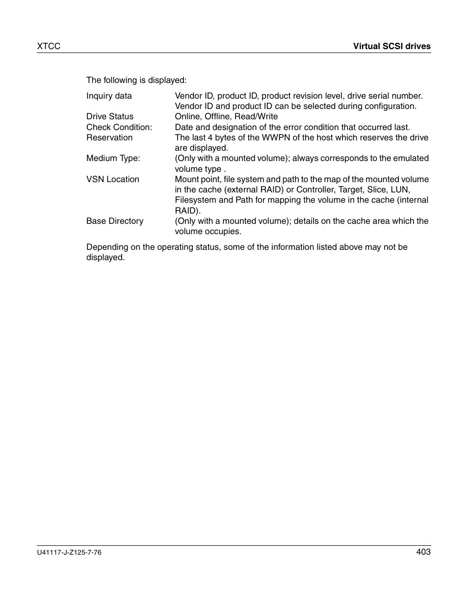 FUJITSU CentricStor V3.1D User Manual | Page 403 / 640