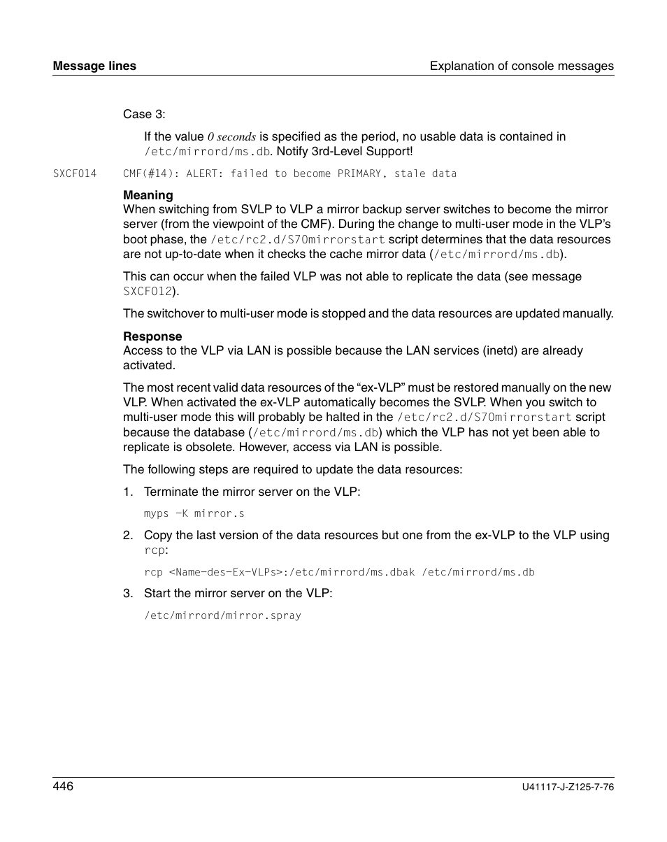 FUJITSU CentricStor V3.1D User Manual | Page 446 / 640