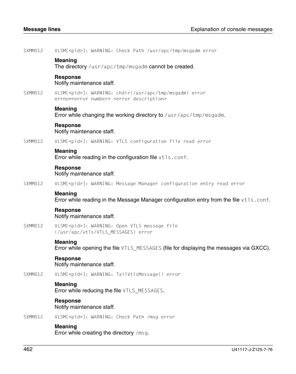 FUJITSU CentricStor V3.1D User Manual | Page 462 / 640