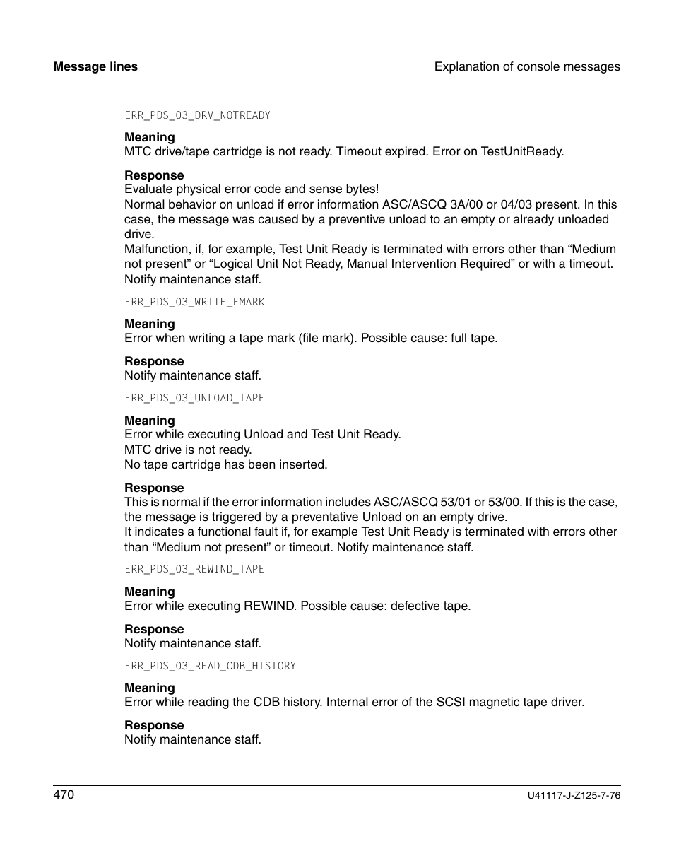 FUJITSU CentricStor V3.1D User Manual | Page 470 / 640