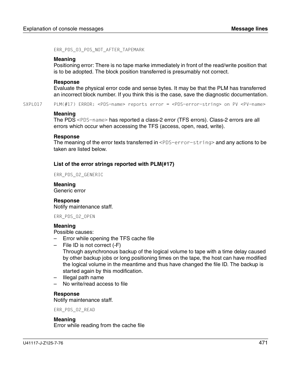 FUJITSU CentricStor V3.1D User Manual | Page 471 / 640