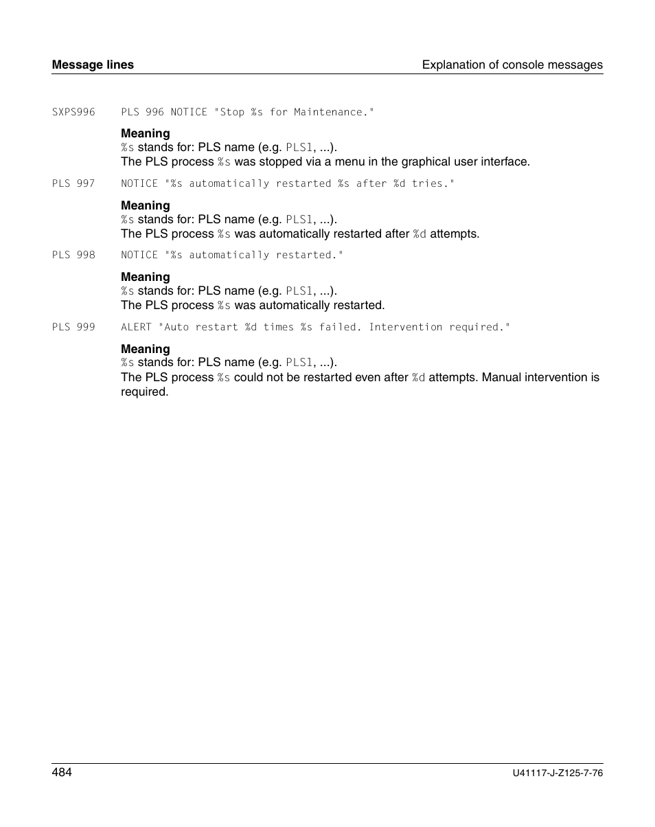 FUJITSU CentricStor V3.1D User Manual | Page 484 / 640