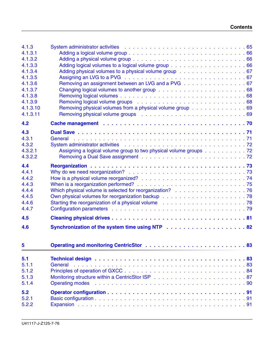 FUJITSU CentricStor V3.1D User Manual | Page 5 / 640