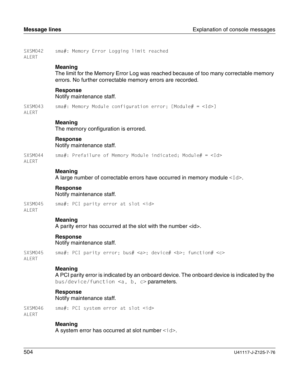 FUJITSU CentricStor V3.1D User Manual | Page 504 / 640