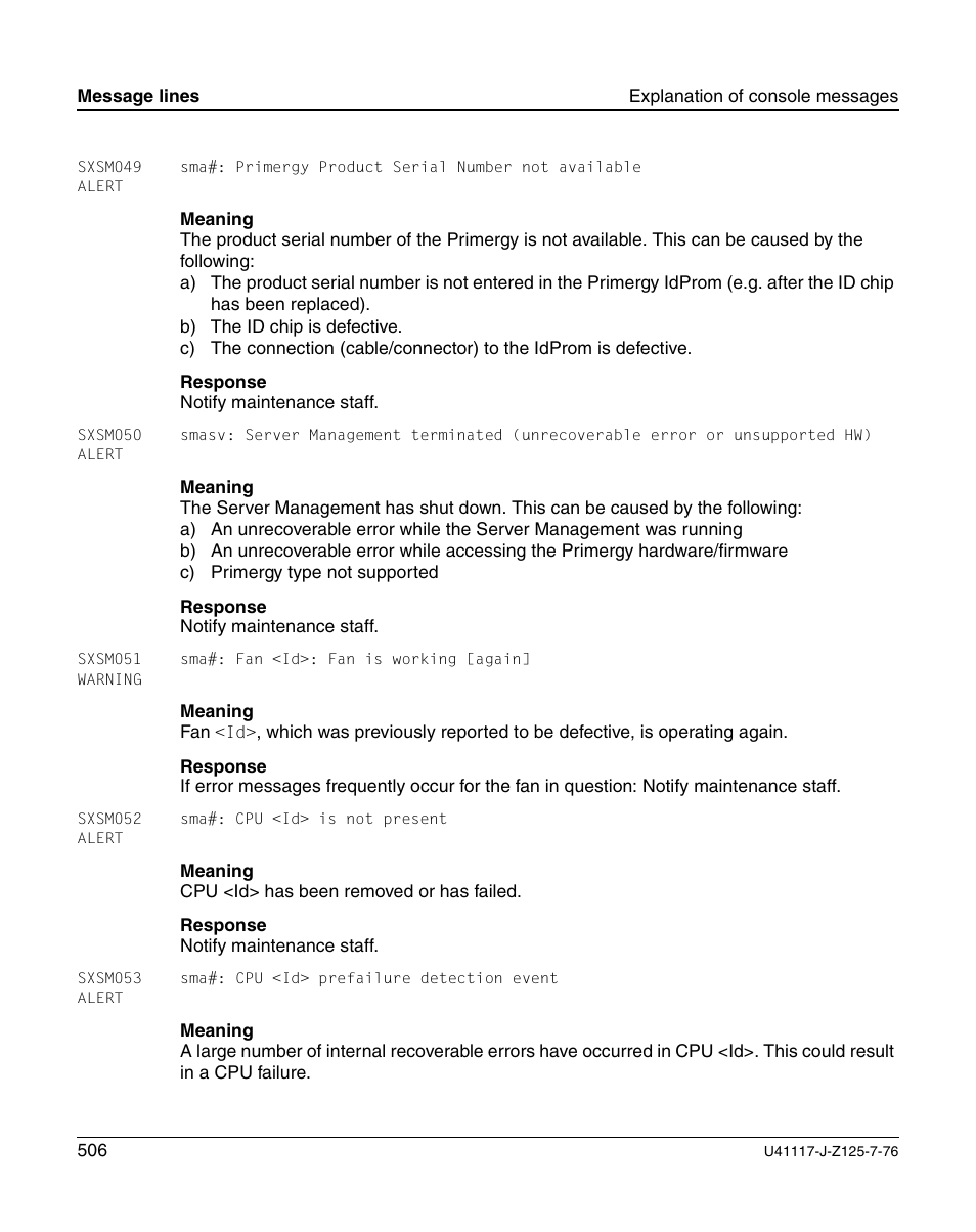 FUJITSU CentricStor V3.1D User Manual | Page 506 / 640