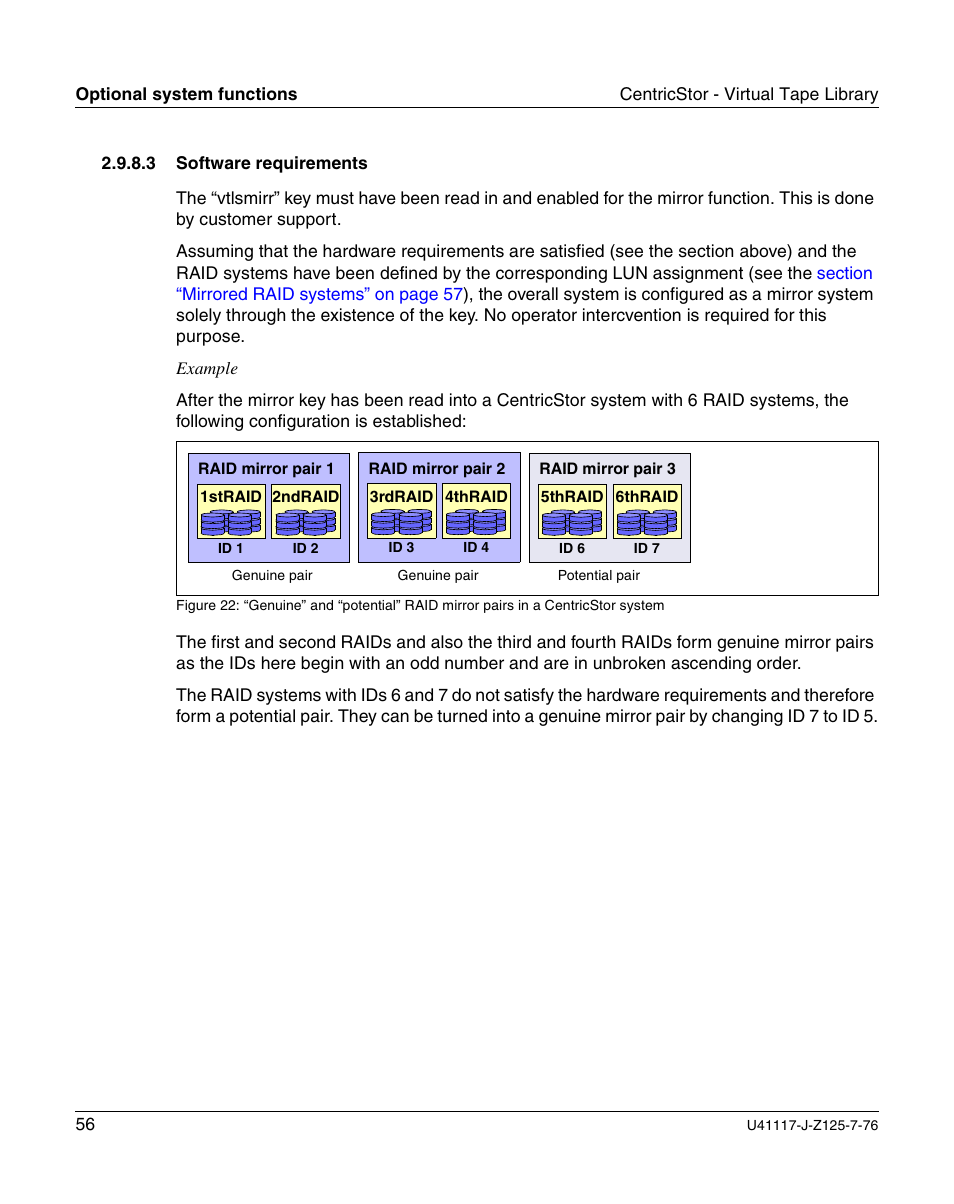 Software requirements | FUJITSU CentricStor V3.1D User Manual | Page 56 / 640