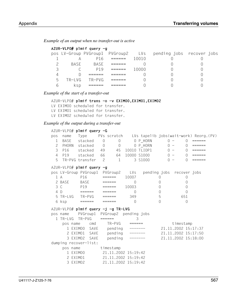 FUJITSU CentricStor V3.1D User Manual | Page 567 / 640